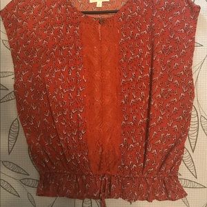 Burnt orange top